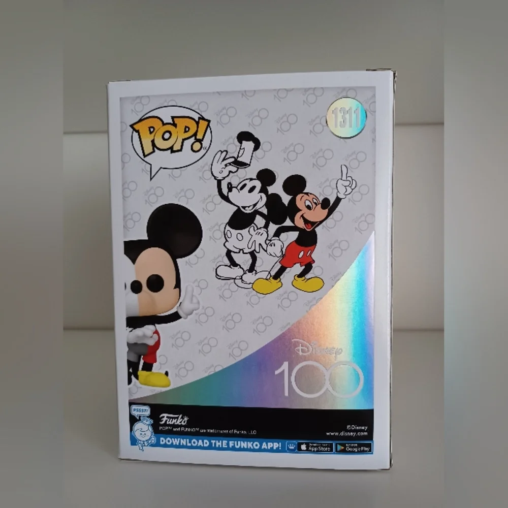 Disney Mickey‎ Mouse 1311 Disney 100 Hot Topic Exclusive Vinyl Figure Funko Pop
